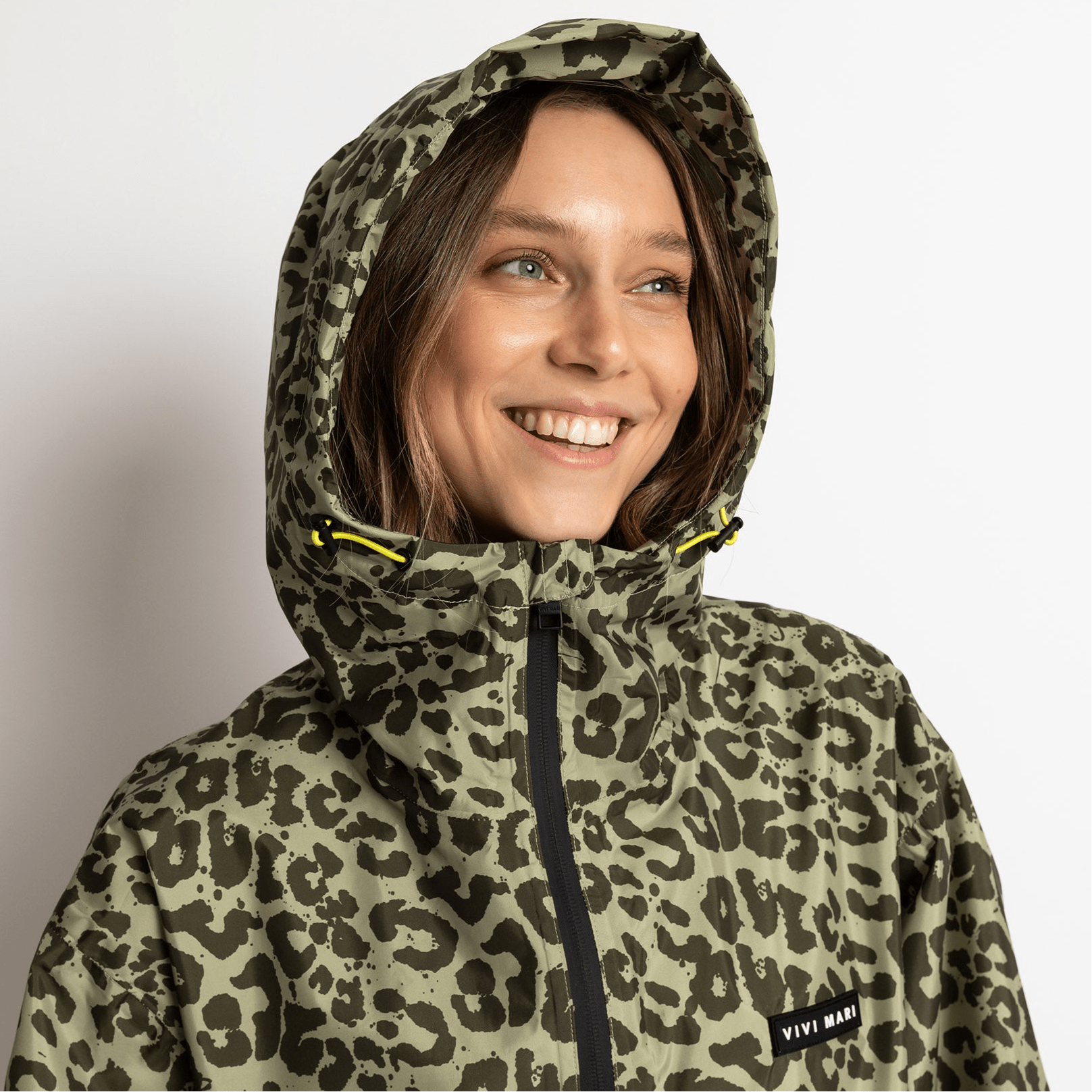 Regen-Jacke | Leo | navy/olive