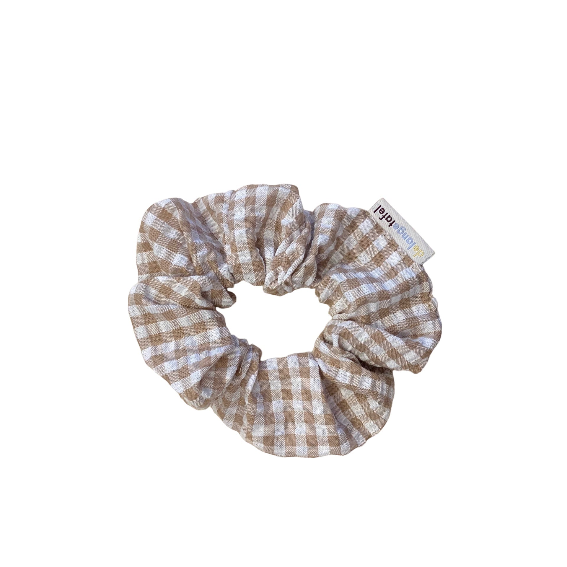 Scrunchie Checked | taupe
