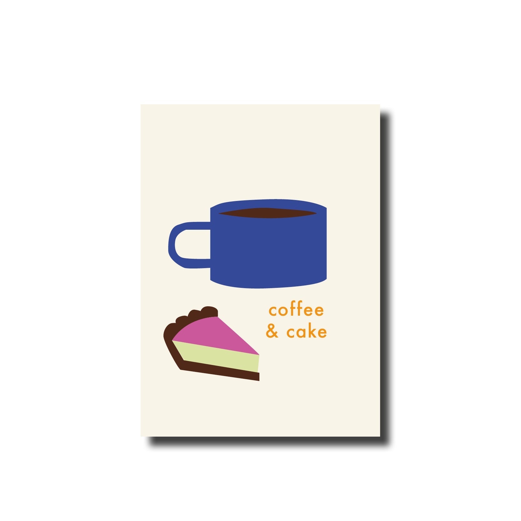 Postkarte | coffee & cake