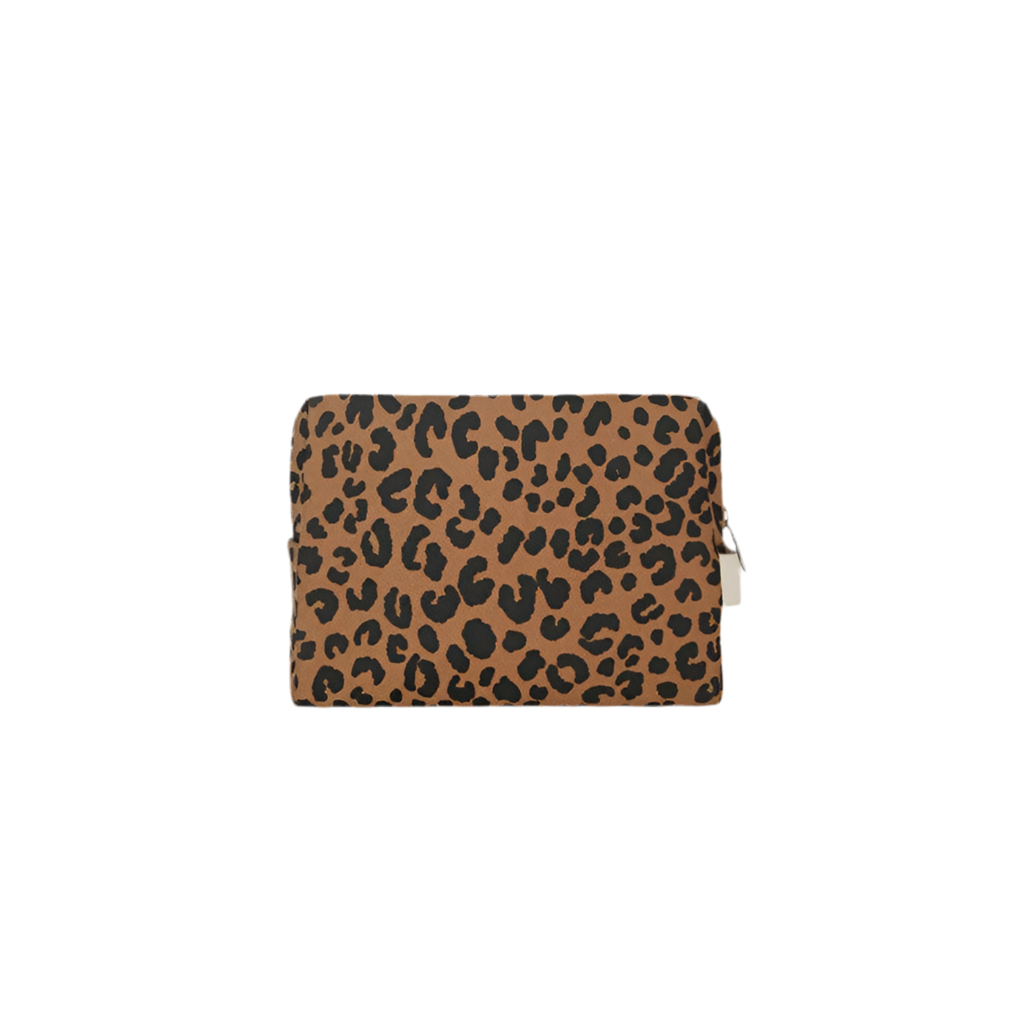 Kosmetiktasche Léon  | Leopard Zimt