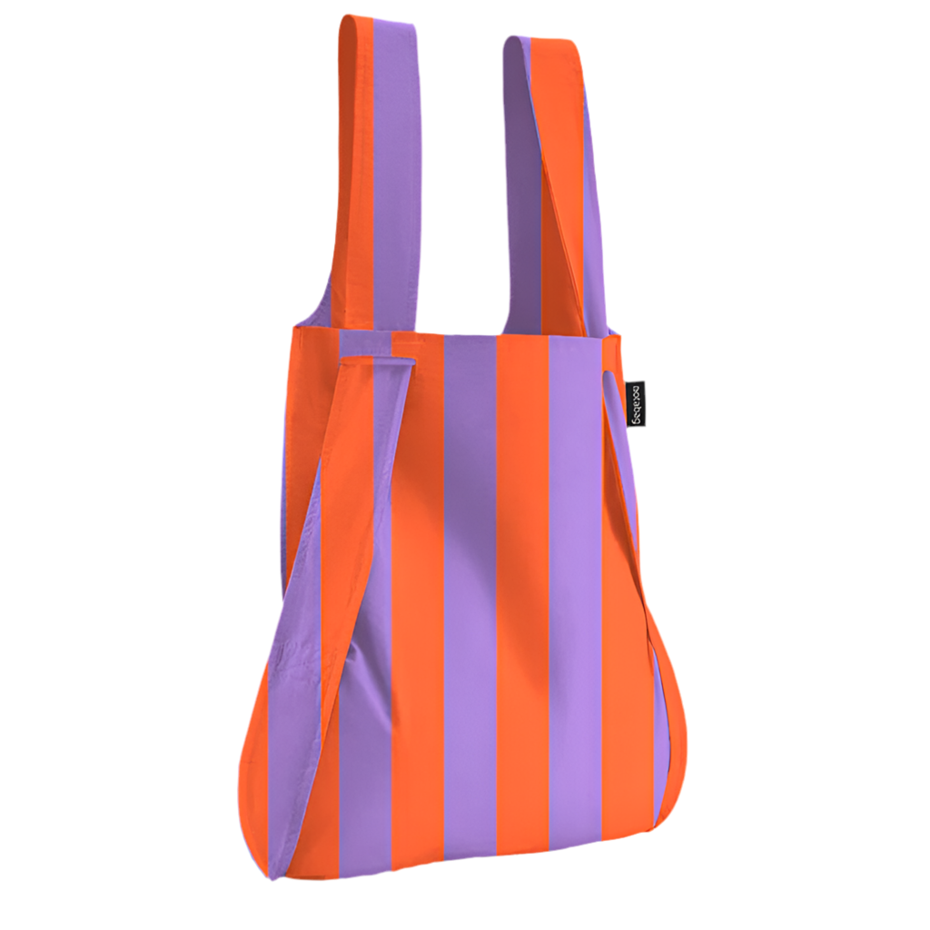 Tasche Notabag | Red/Purple Stripes