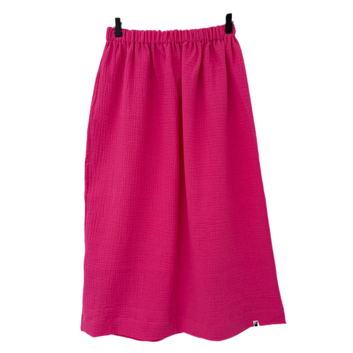 Damen Rock Musselin | Uni Pink
