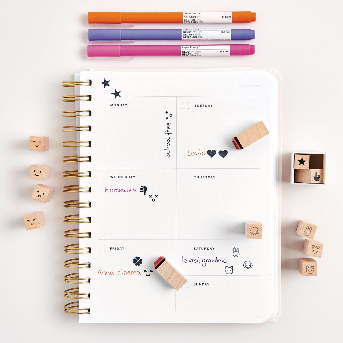 Stempelset | Mini-Stempel Smile
