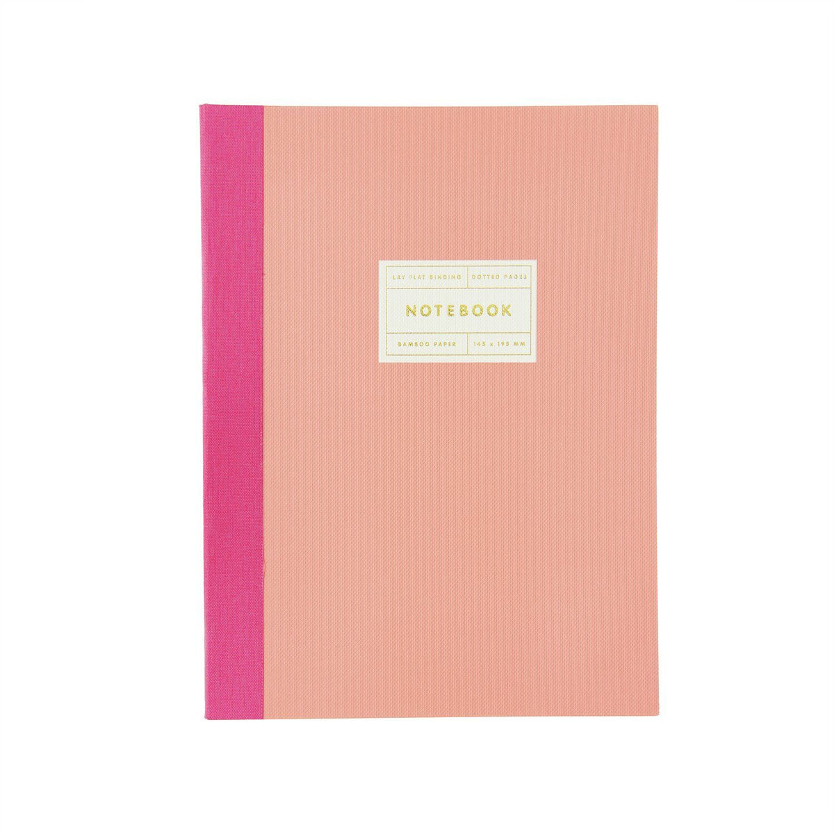 Notizbuch S Goldrand | Koralle