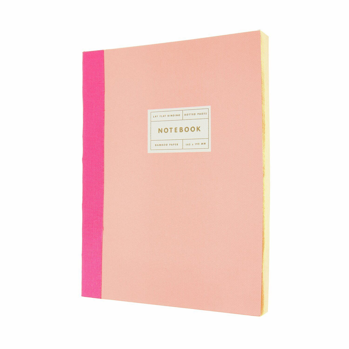 Notizbuch S Goldrand | Koralle