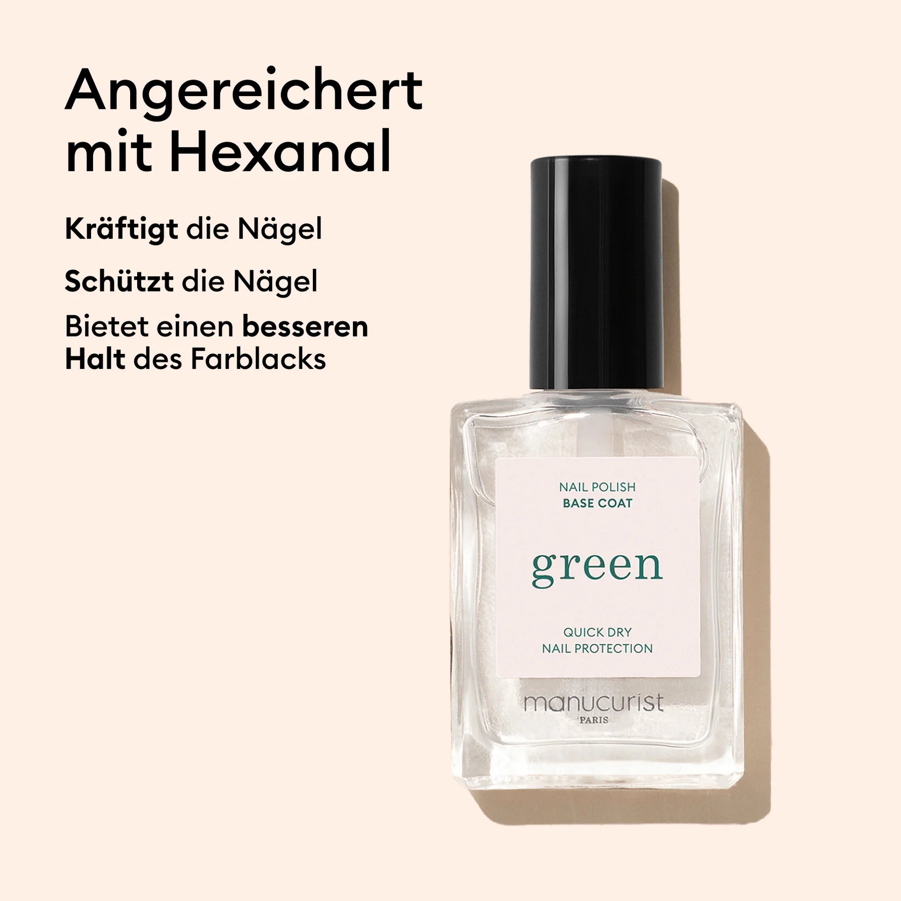 Nagellack Green | Base Coat
