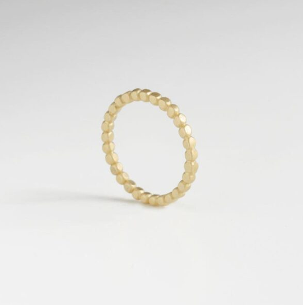 Ring Flat Misha Ring | Gold Plated Sterling Silver