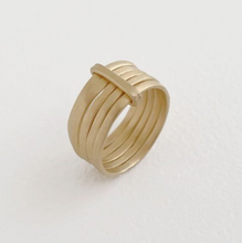 Lade das Bild in den Galerie-Viewer, Ring Sophie 5Mix Ring | Gold Plated Sterling Silver
