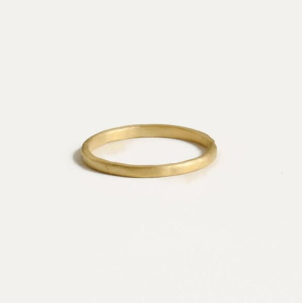 Ring Sophie Simple Ring | Gold Plated Sterling Silver
