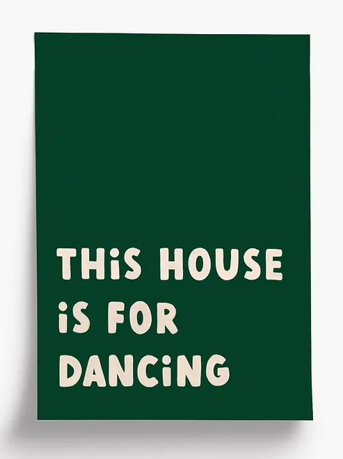 Print Poster A3 | Home Dancing