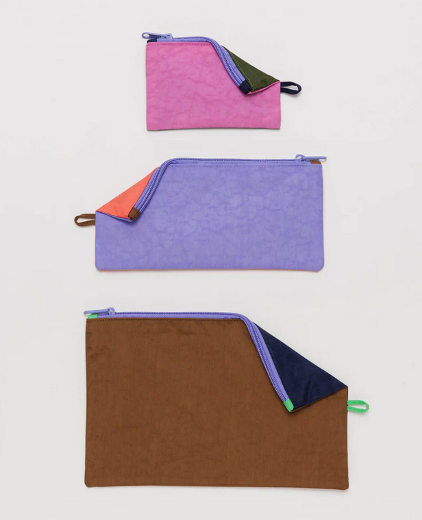 Taschen Baggu Flat Pouch Set | diverse Farben