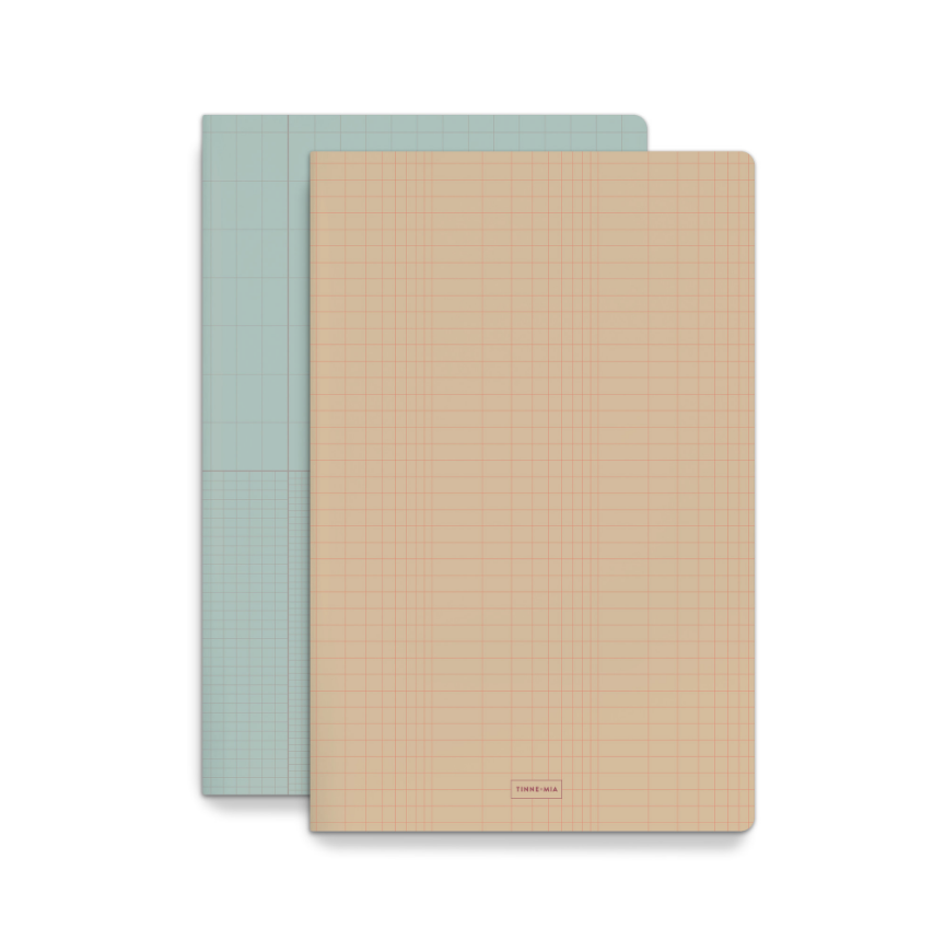 Notizbücher A4 | Icy Grid/Honey Grid
