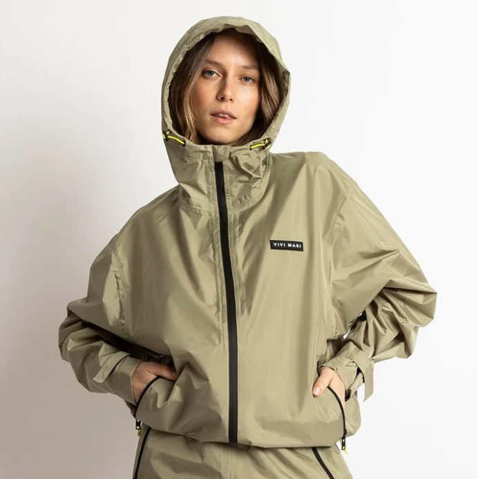 Regen-Jacke | Uni | pale olive