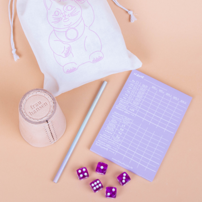 Würfelspiel | Lila 5er Set