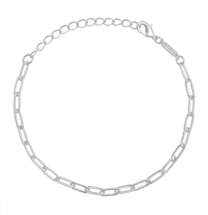 Armband  | Paperclip versilbert