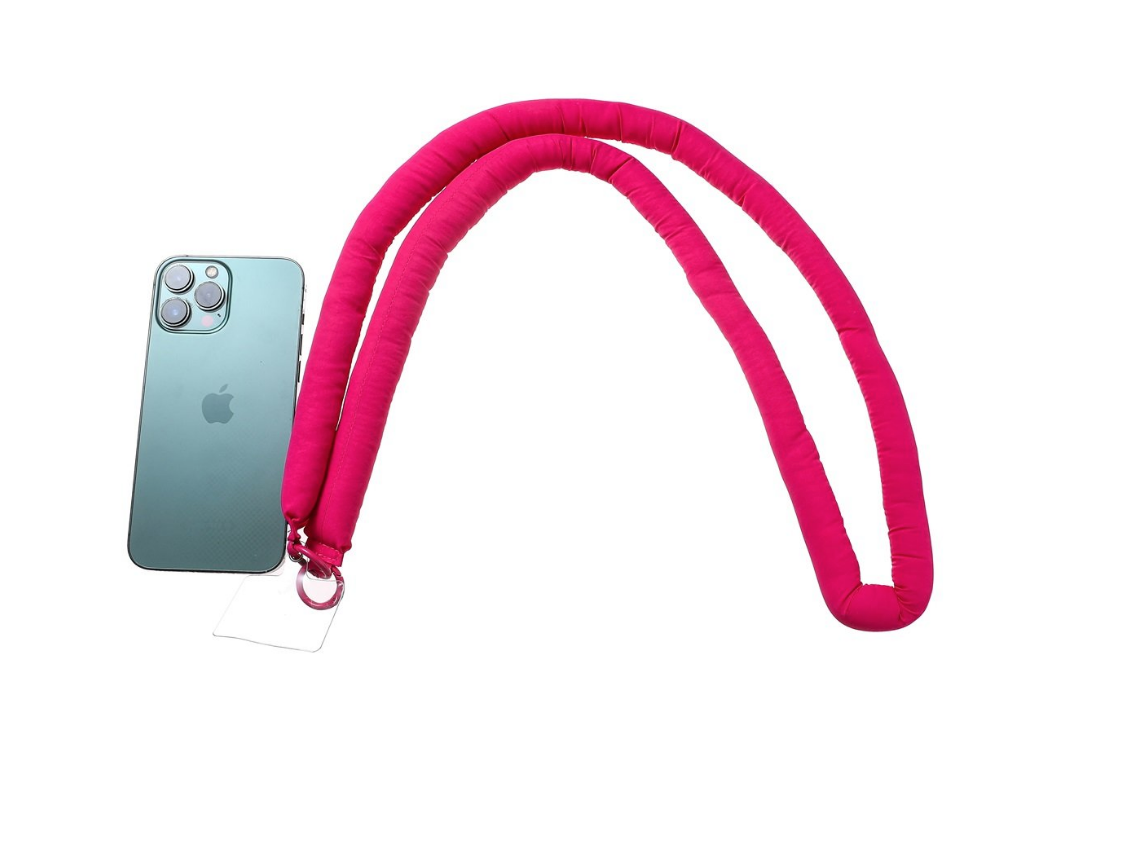 Puffer Handykette | fucsia