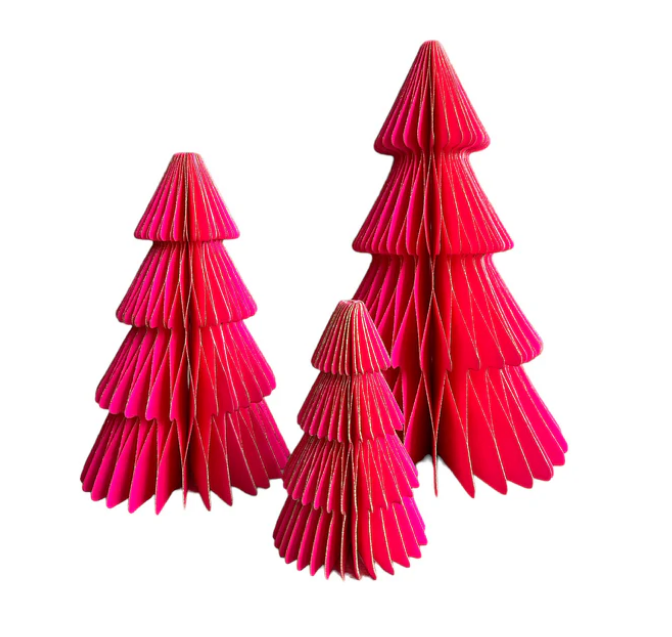 Tannenbaum | Wabentanne neonpink