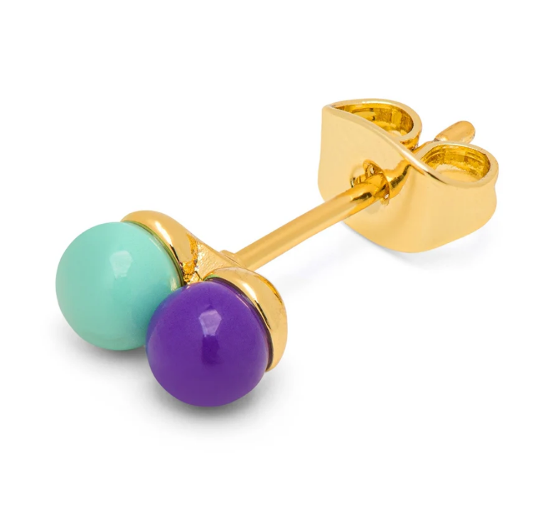Ohrring | Double Color Ball