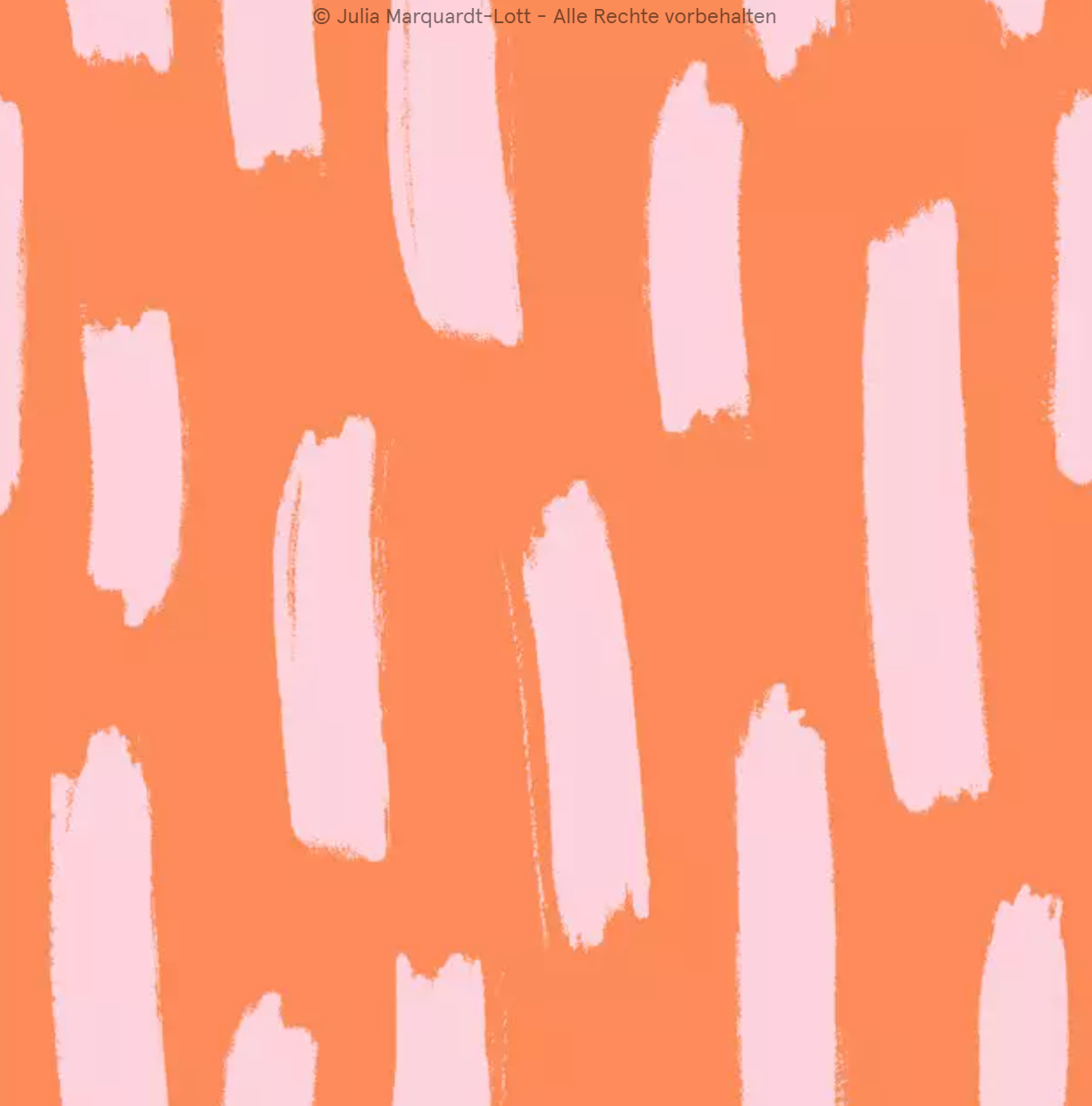 Kissenbezug | Brush Strokes Orange & Blush