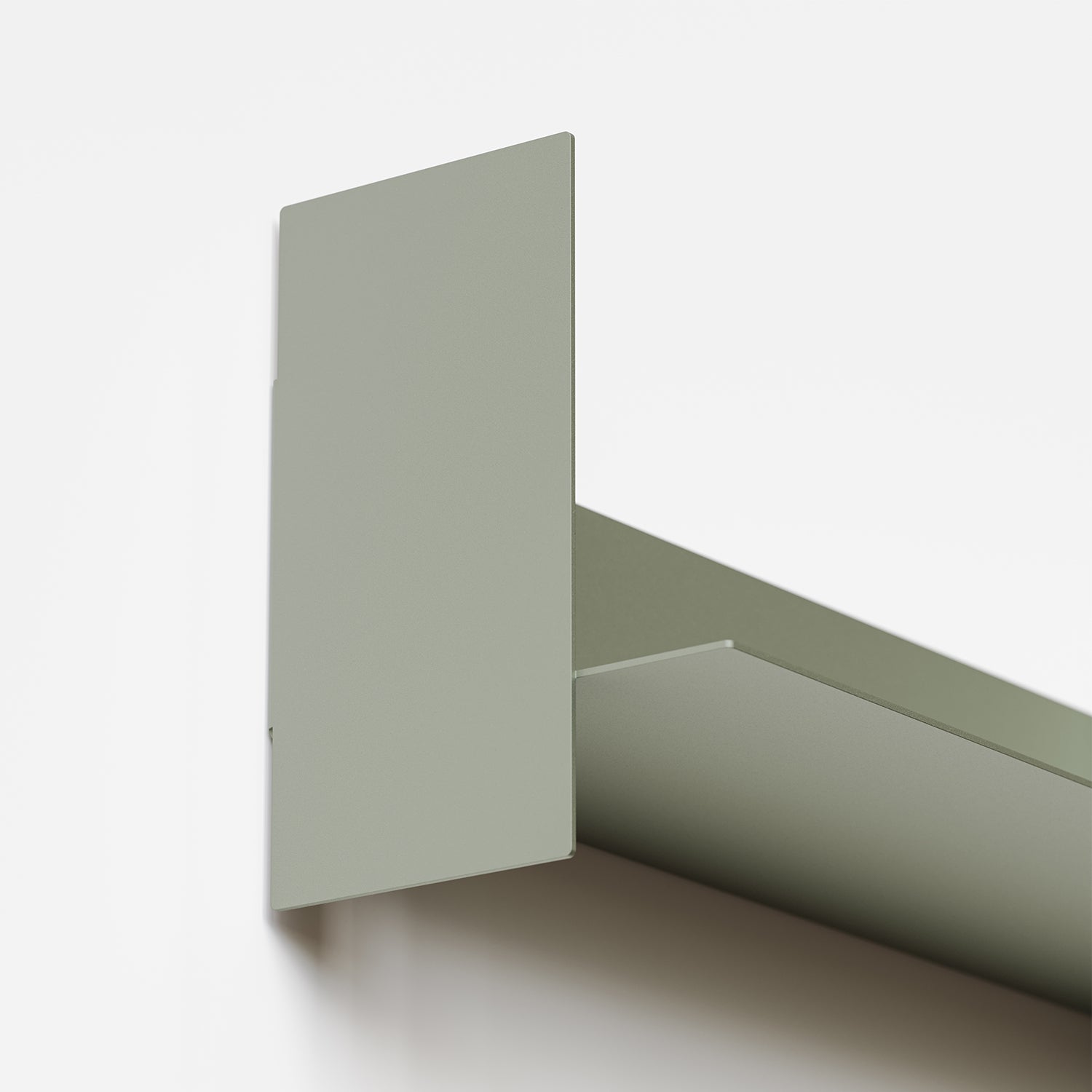 Wandregal Pli | 60x15 eukalyptusgrün