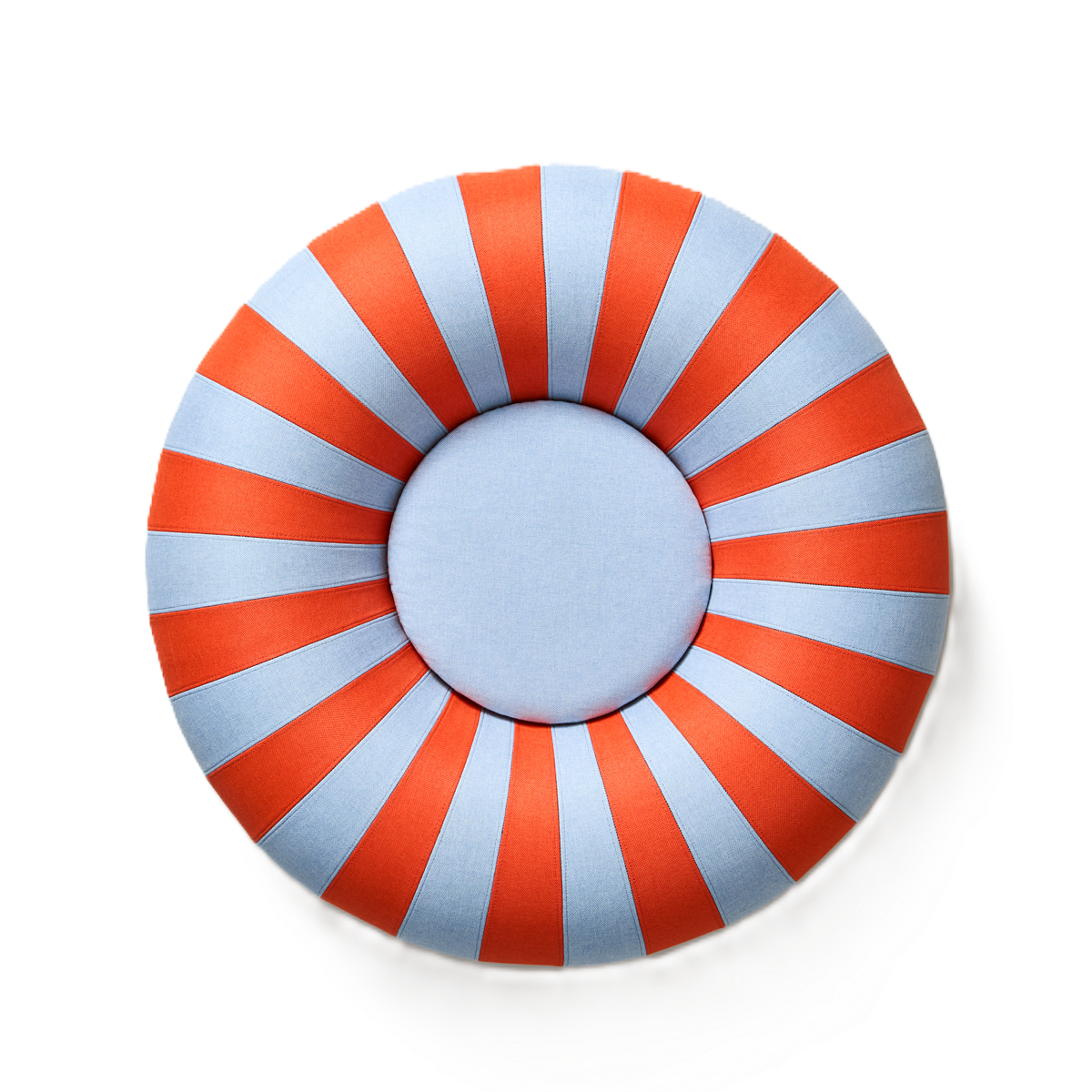 Pouf Float | mittel blau/rot
