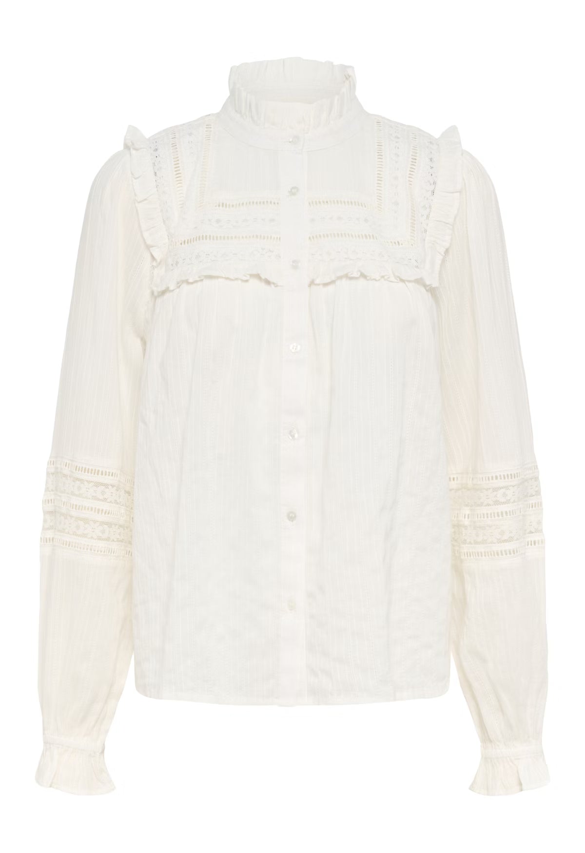 Bluse KAjess | Chalk