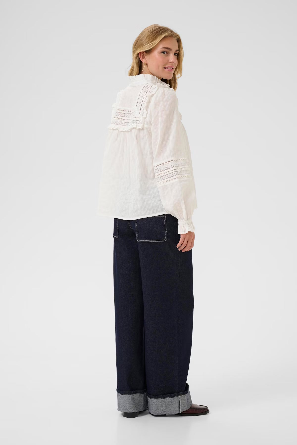 Bluse KAjess | Chalk