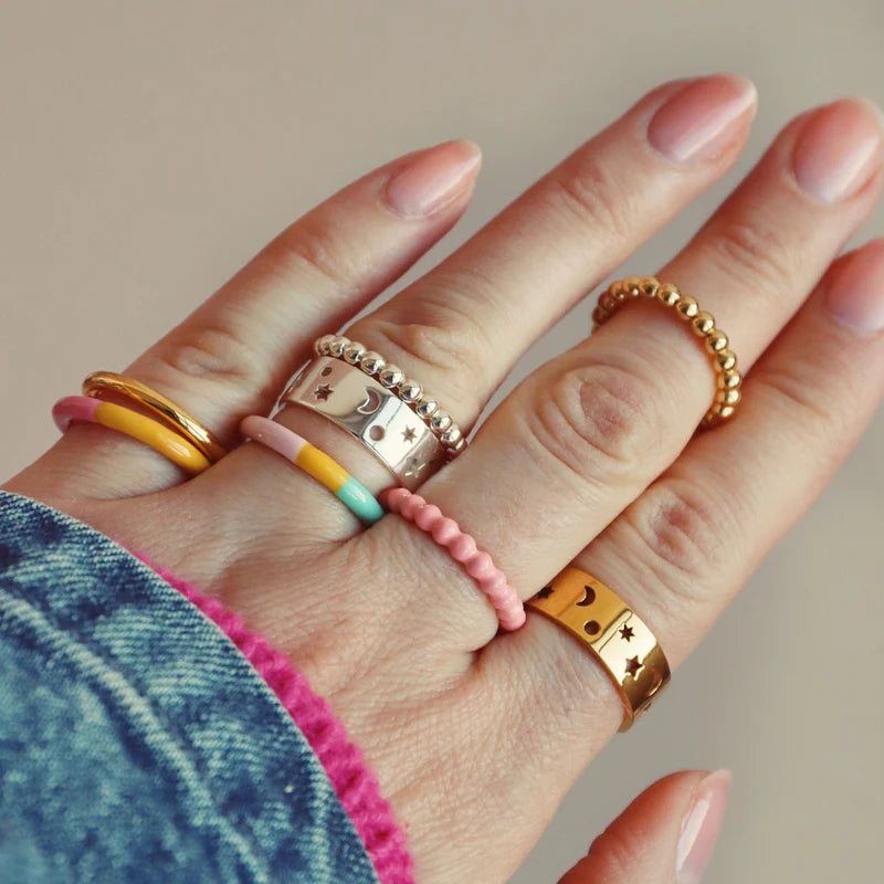 Color Ring Shiny | vergoldet