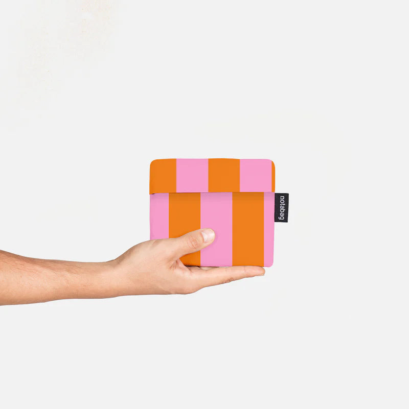 Tasche Notabag | Orange/Pink Stripes