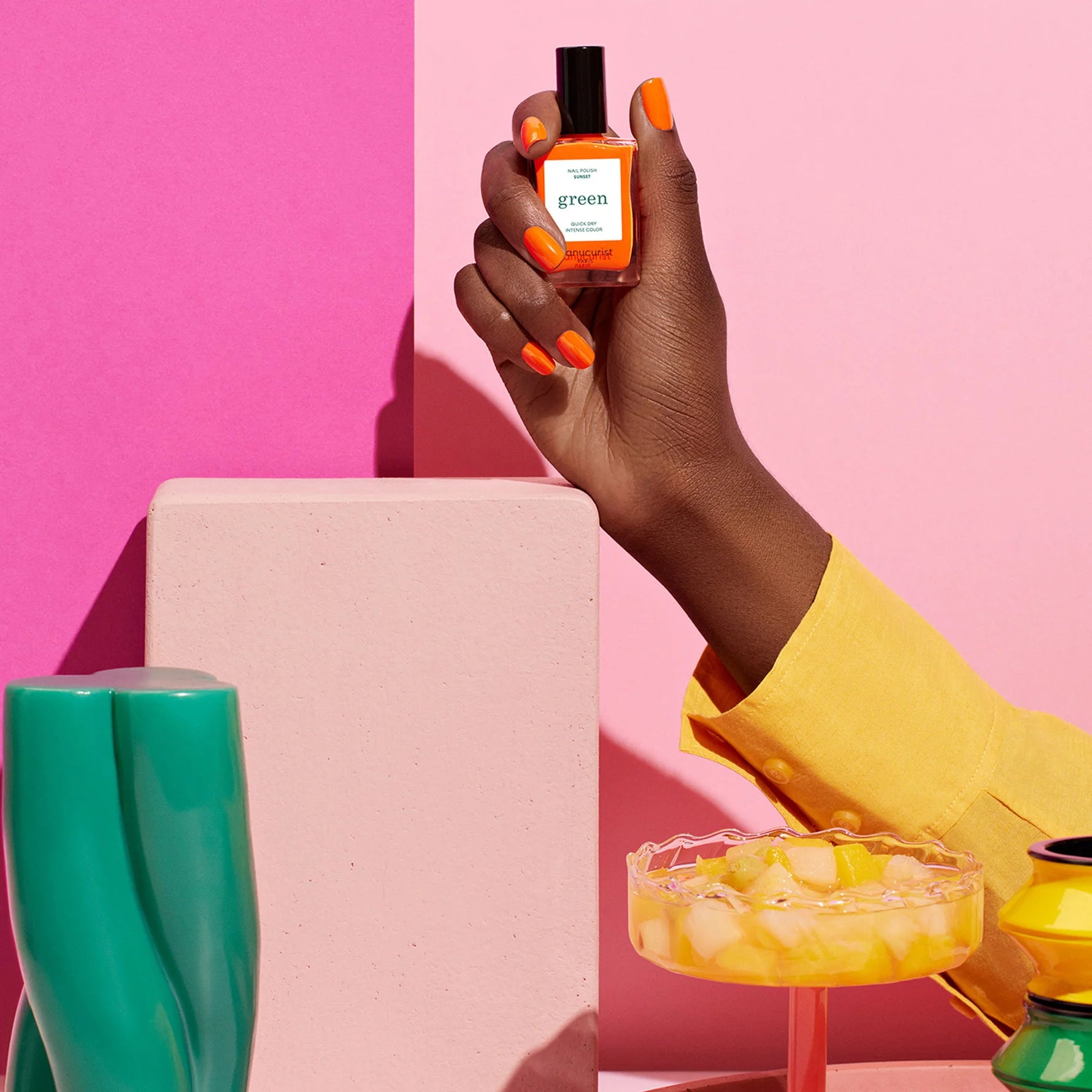 Nagellack Green | Sunset