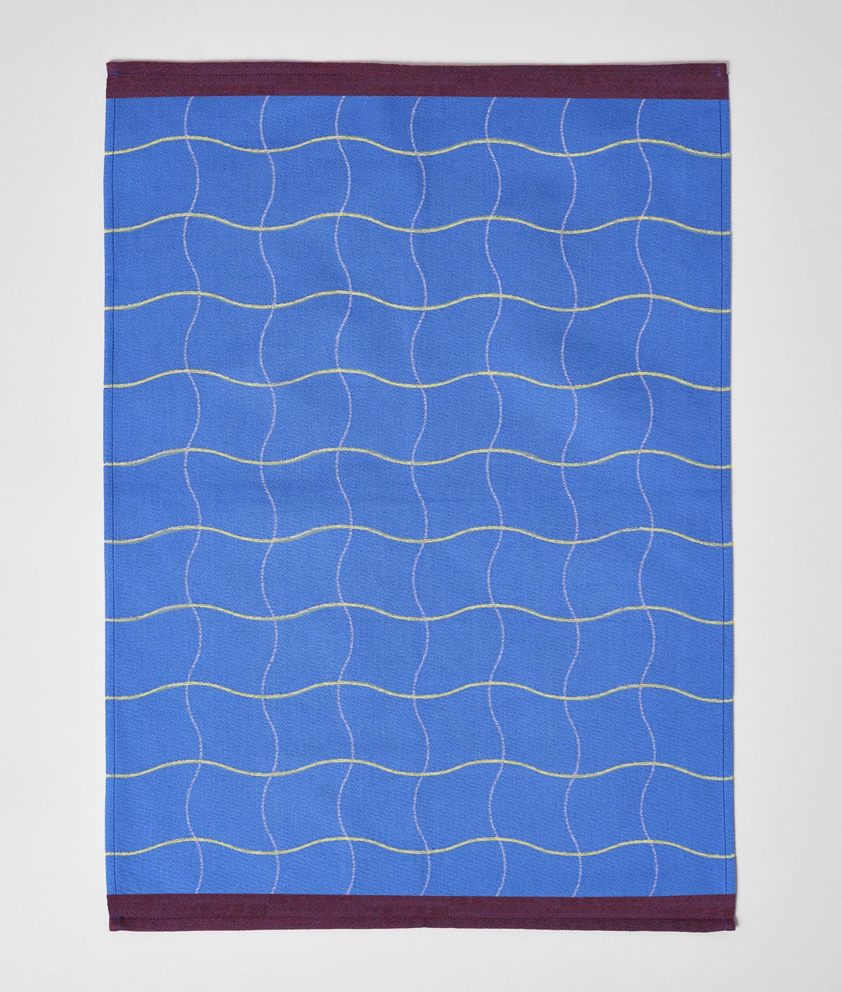 Geschirrtuch Wave Grid | Blue Cotton
