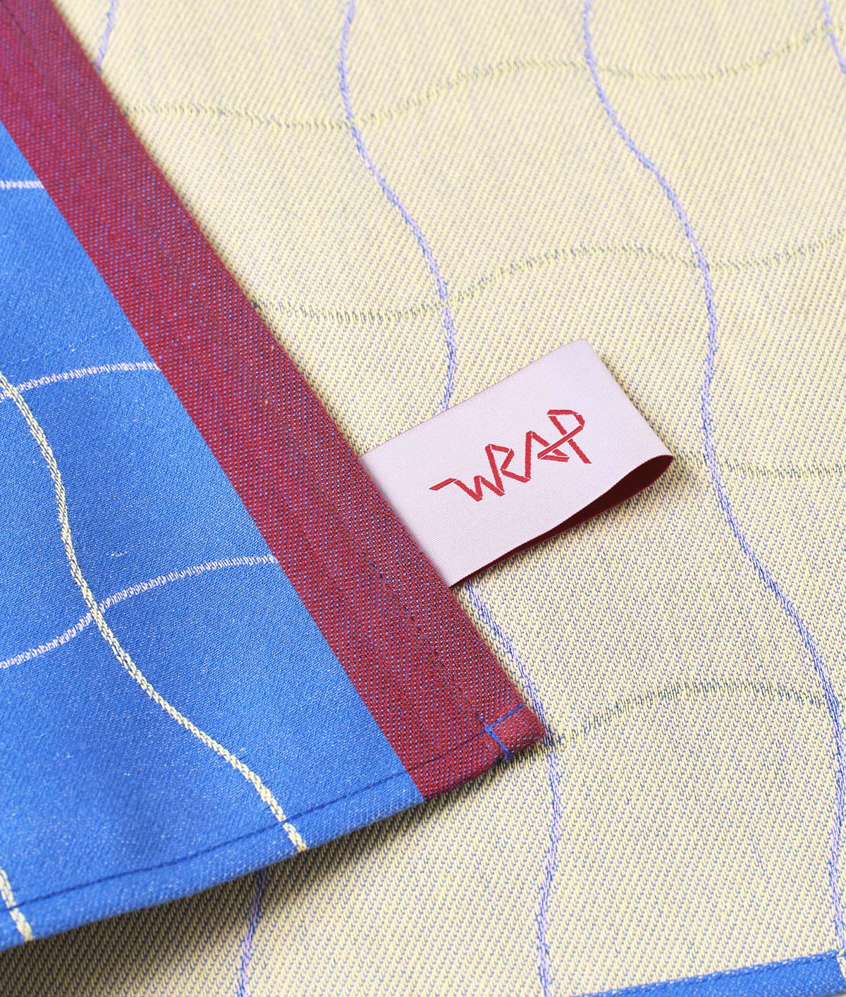 Geschirrtuch Wave Grid | Blue Cotton