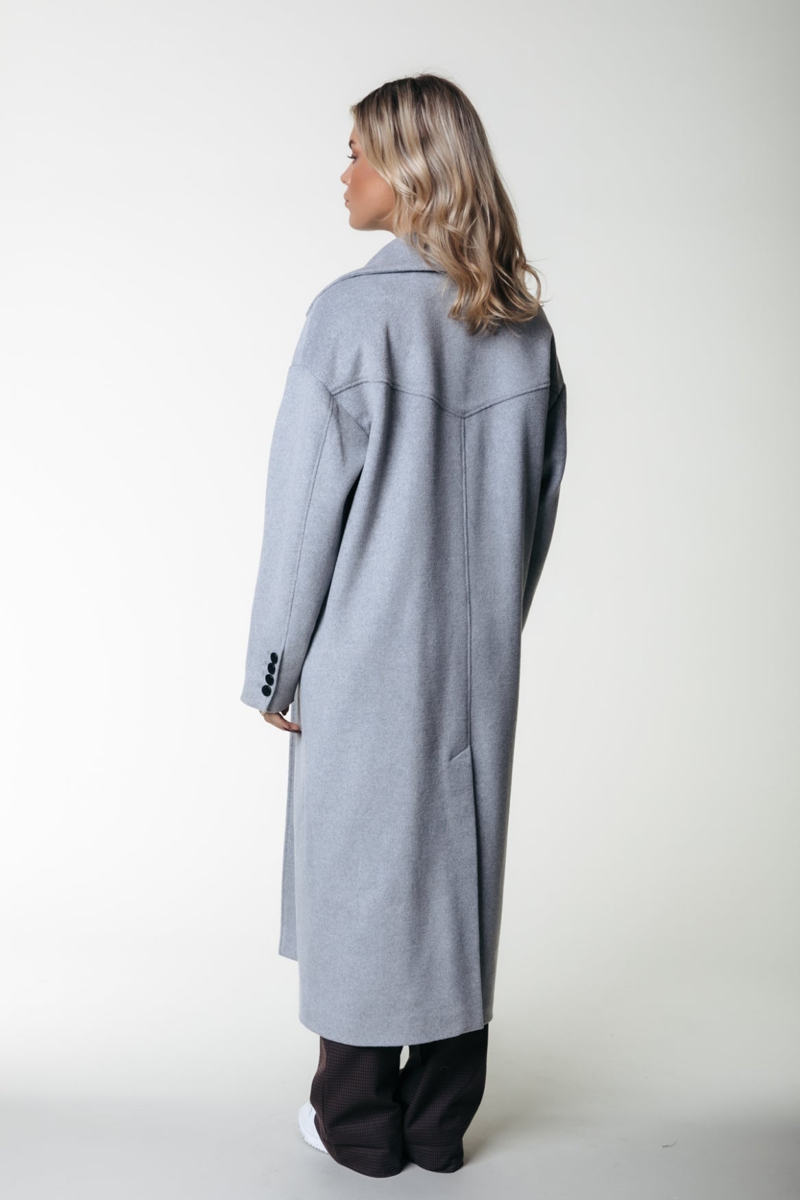 Mantel | Zania Double Breasted Wool Long Coat