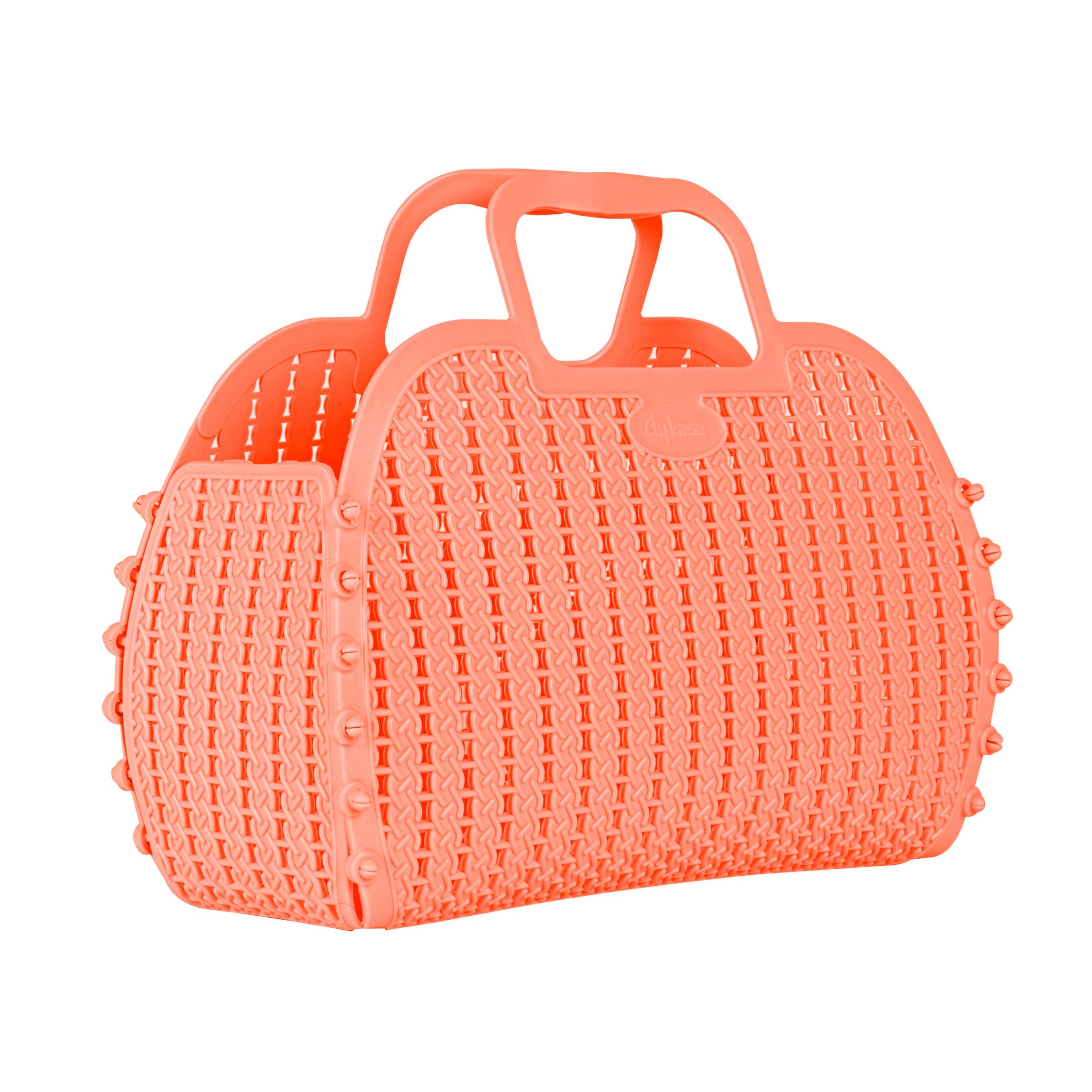 Korbtasche faltbar | Mini Salmon Pink