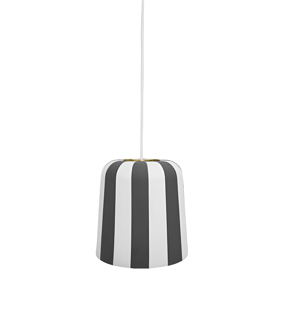 Lampe | Gry | Streifen grau/weiß
