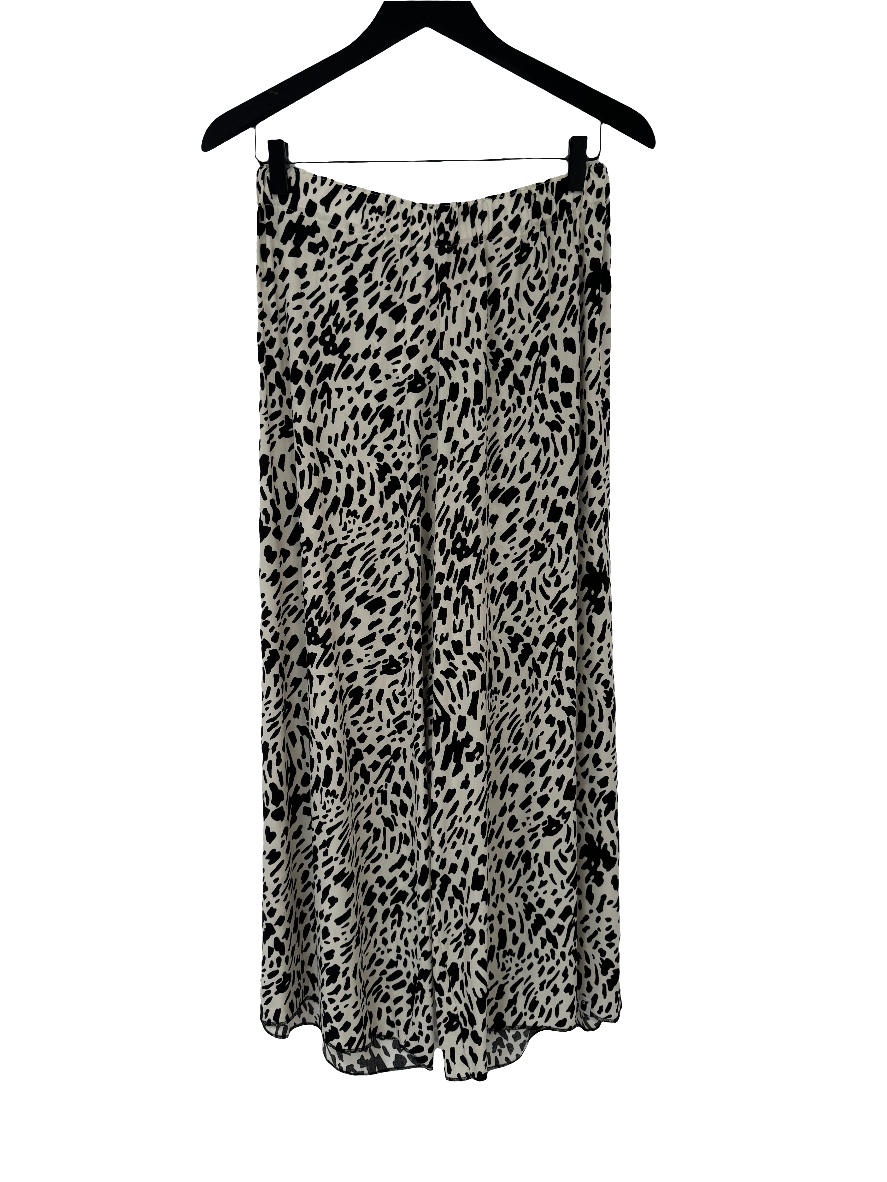 Damen Culotte Hose Viskose - Leo Animal Print