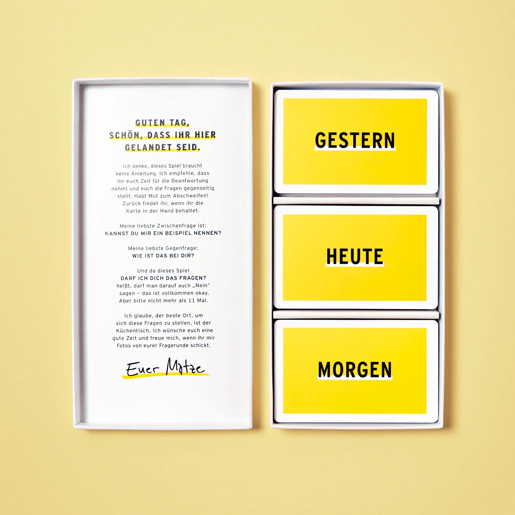 Kartenspiel | Darf ich dich das fragen?