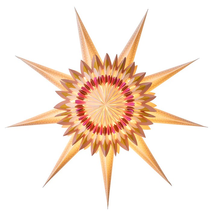 Papierstern Helios | Gold 70 cm