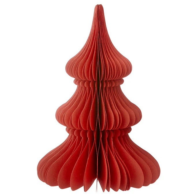 Wabentanne Noble in 30cm Höhe in der Farbe Ruby von Bungalow bei Frau Rabe im Concept Store Die Halle in Tübingen
