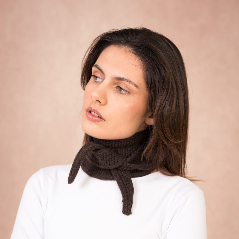 Schal Écharpe Sophie | Chocolat