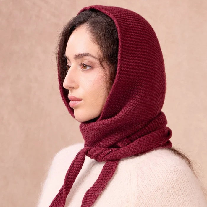 Strick Balaclava Nola | Bordeaux