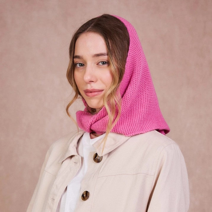 Strick Balaclava Nola | Rose