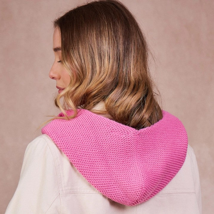 Strick Balaclava Nola | Rose