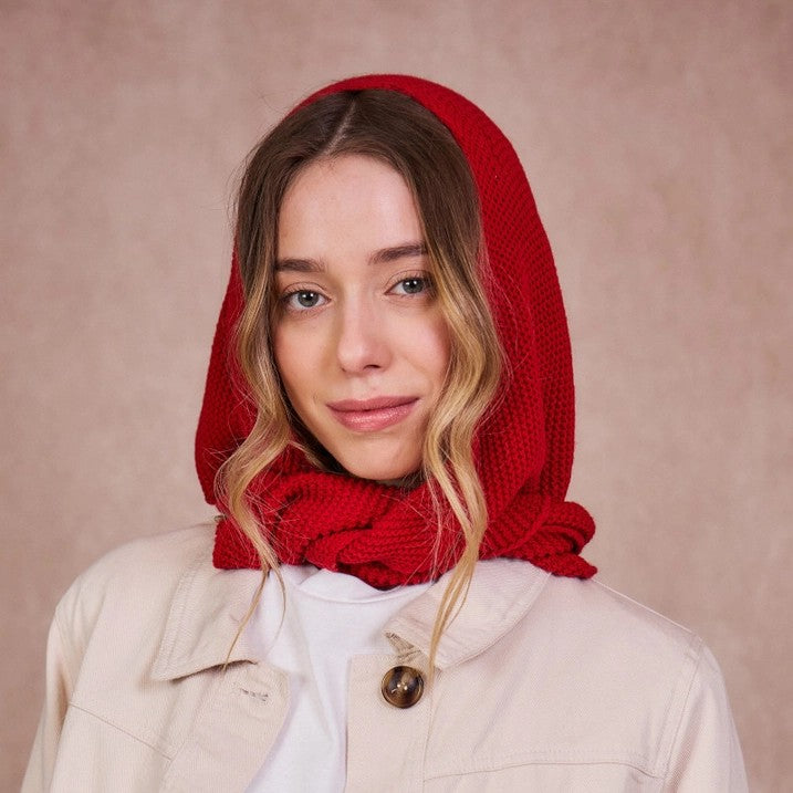 Strick Balaclava Nola | Rouge
