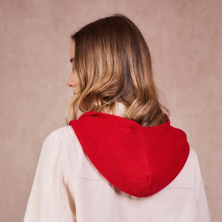 Strick Balaclava Nola | Rouge
