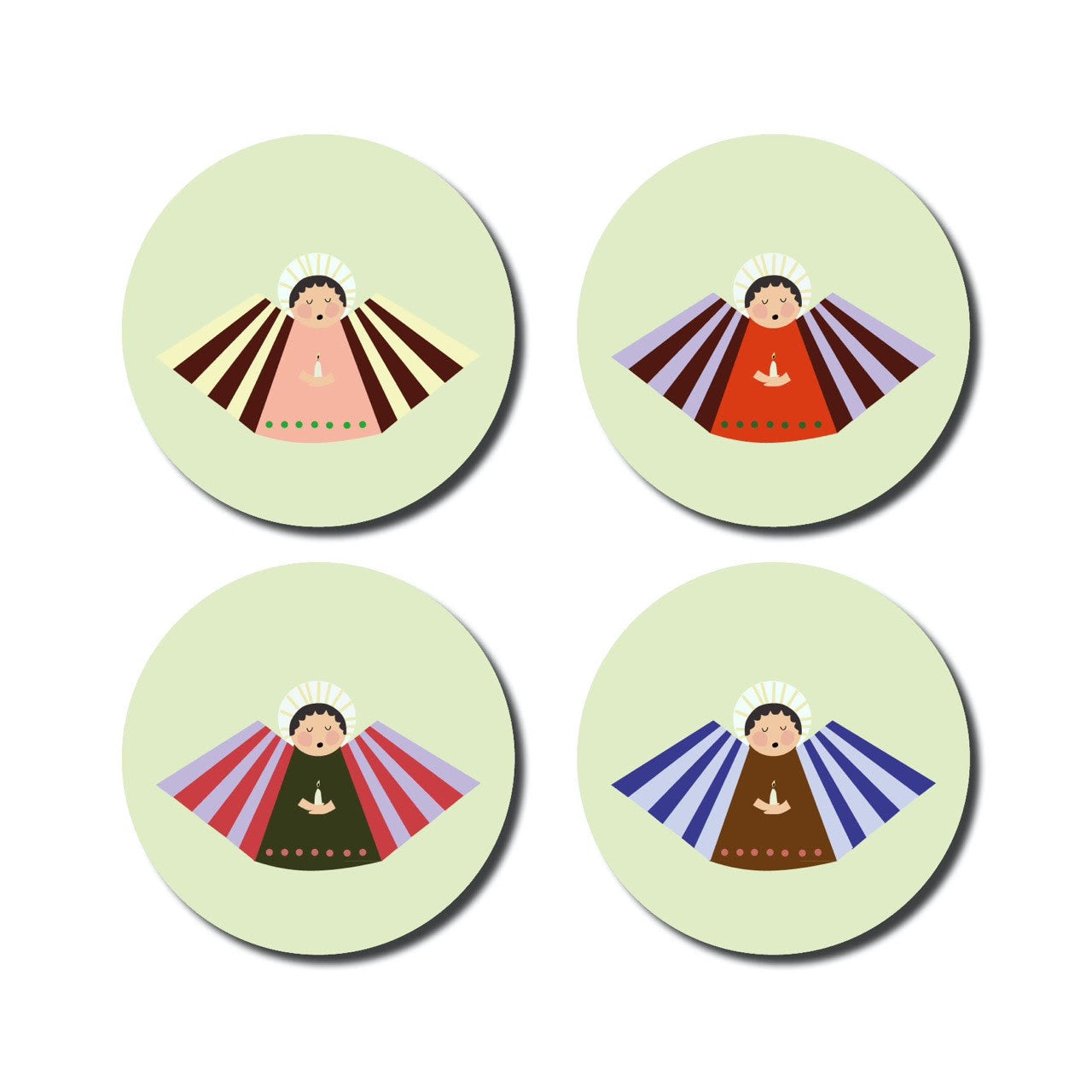 Untersetzer Weihnachten | Engel