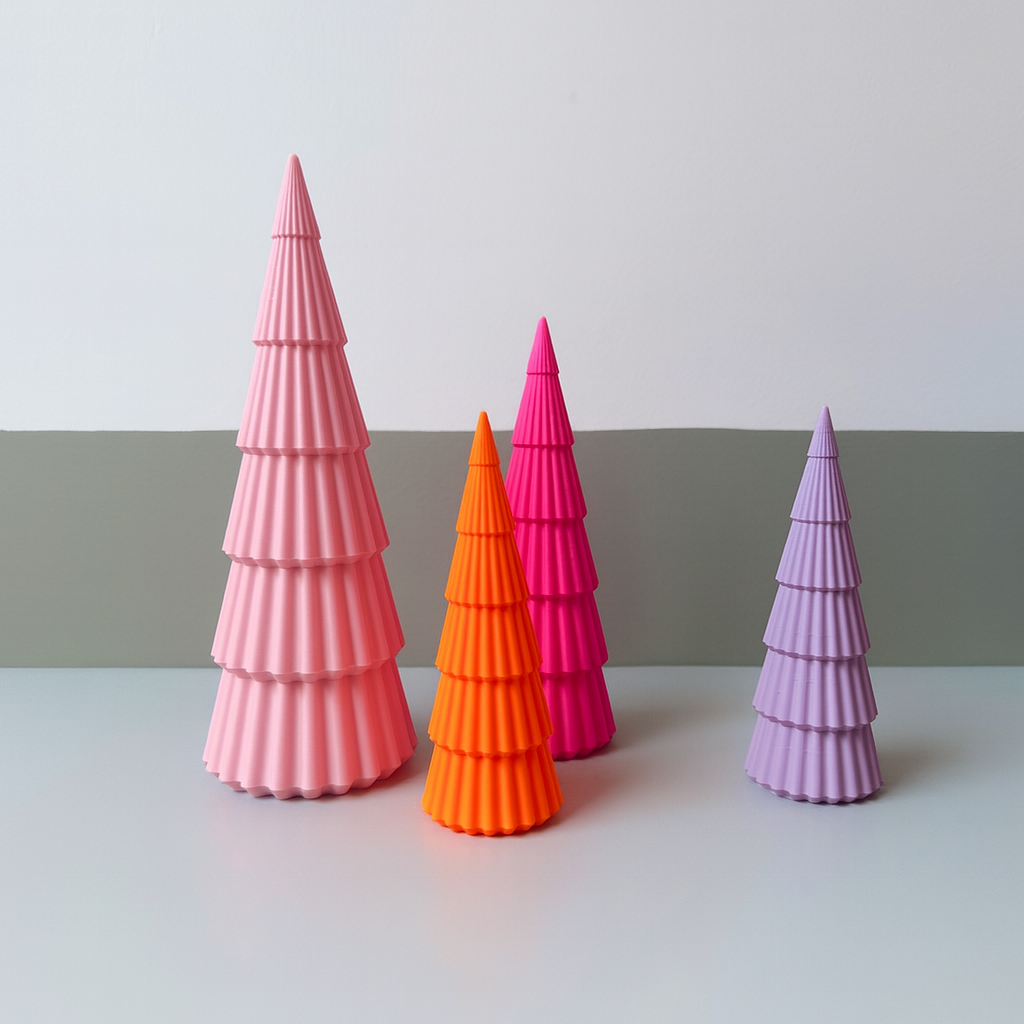 Tannenbaum Geriffeln | Mittel Orange