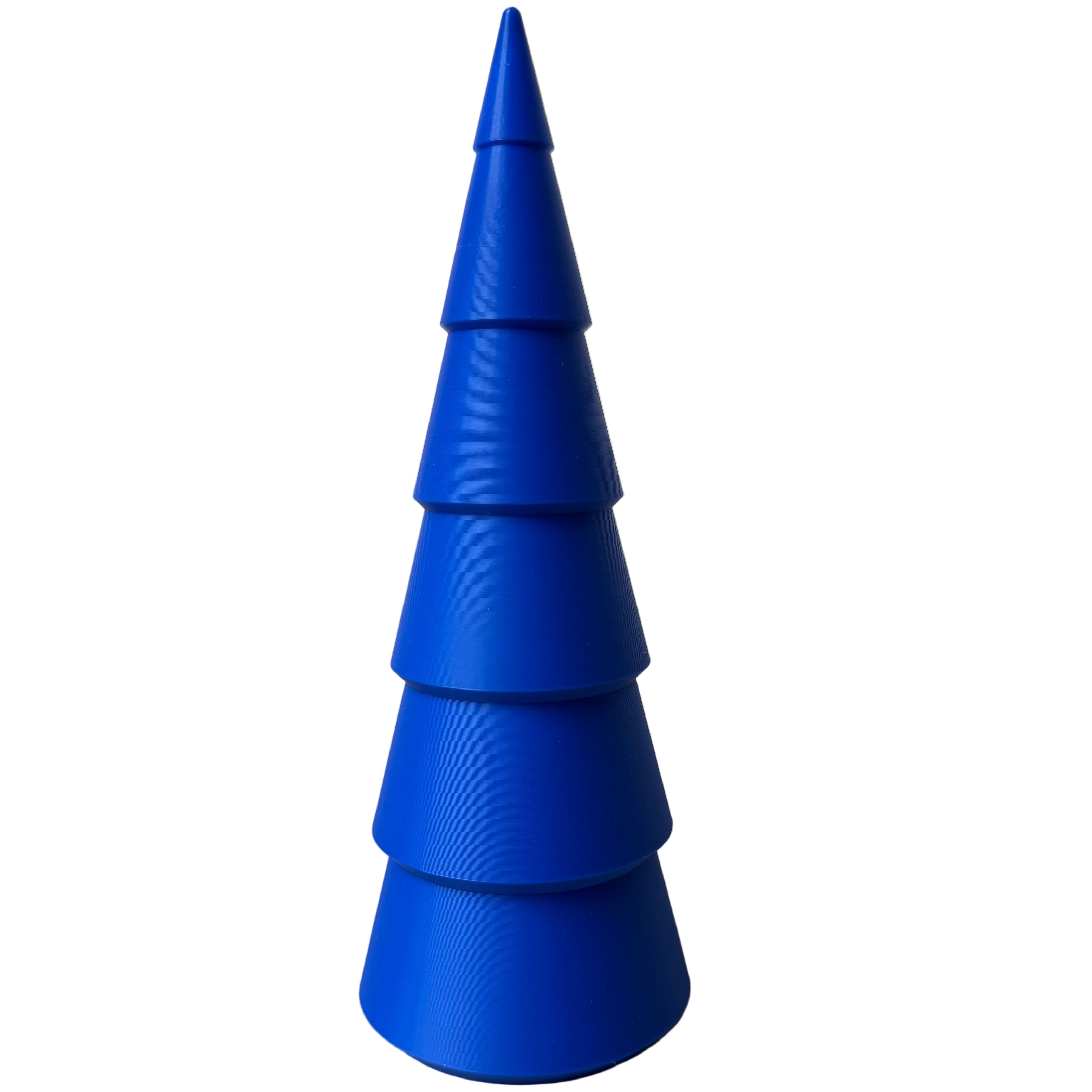 Tannenbaum Glatt | Sehr Groß Kobaltblau