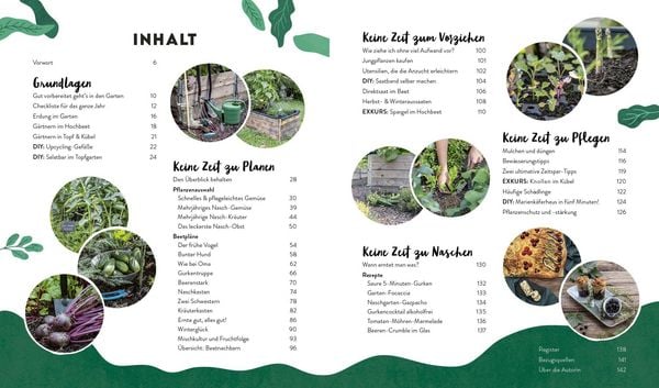 Buch | Keine Zeit zu gärtnern – Easy Ernteglück mit wenig Aufwand