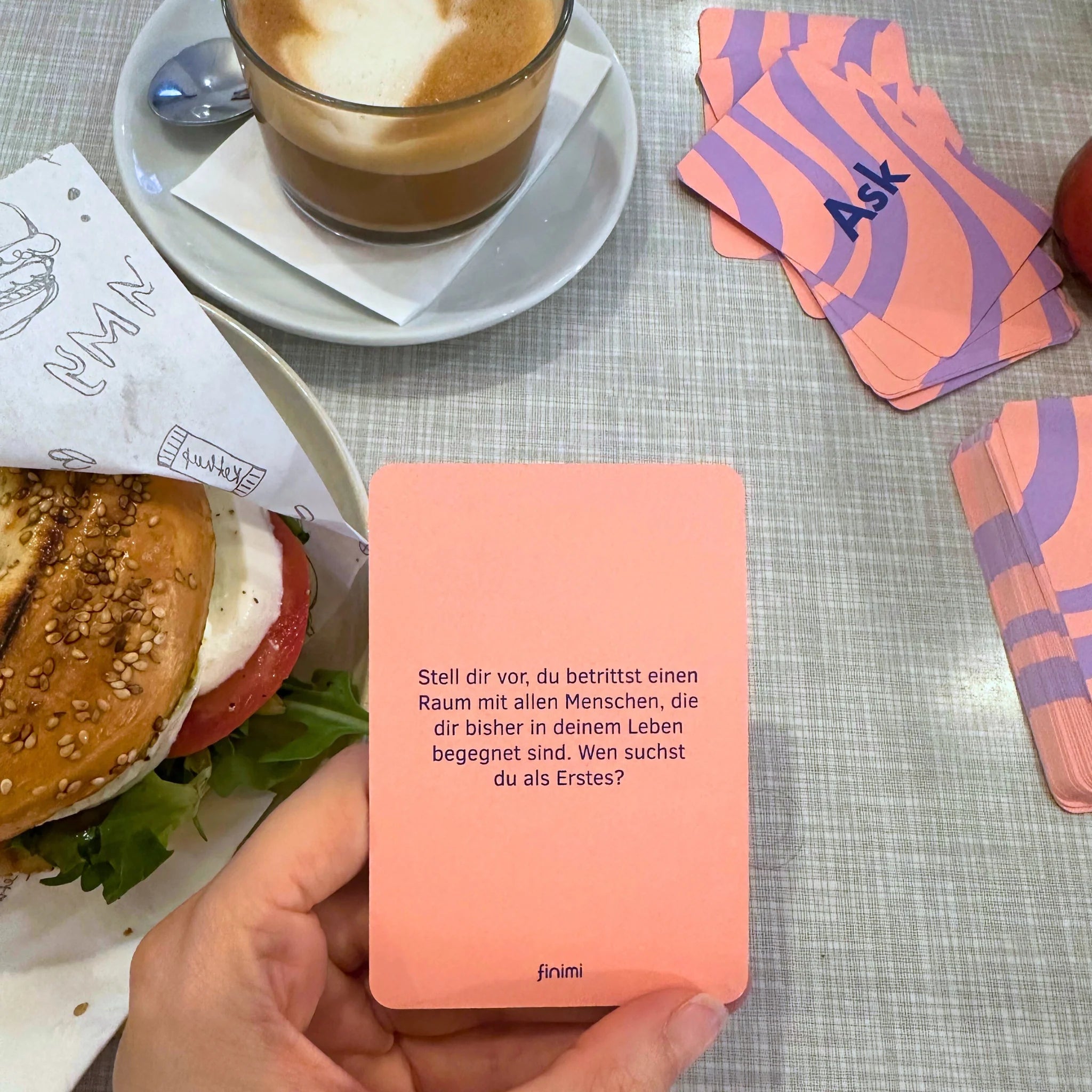 Ask & Task Kartenset | Begegnung mit Herz